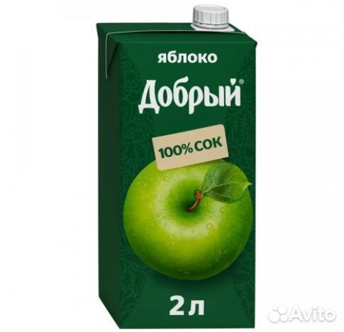 Сок Добрый Яблоко 2л