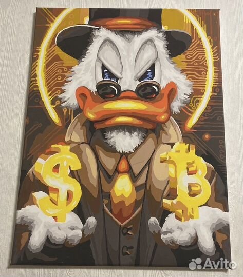 Картина ручной работы, для привлечения денег