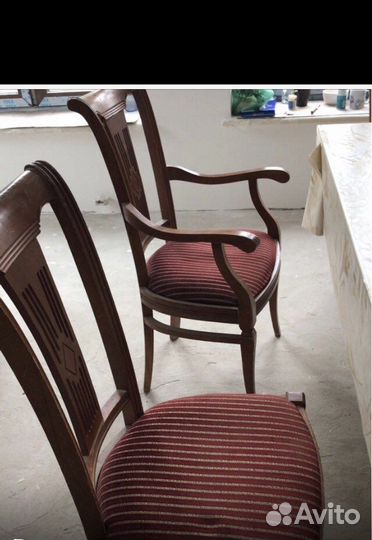 Комплек мебели, стулья и два кресла