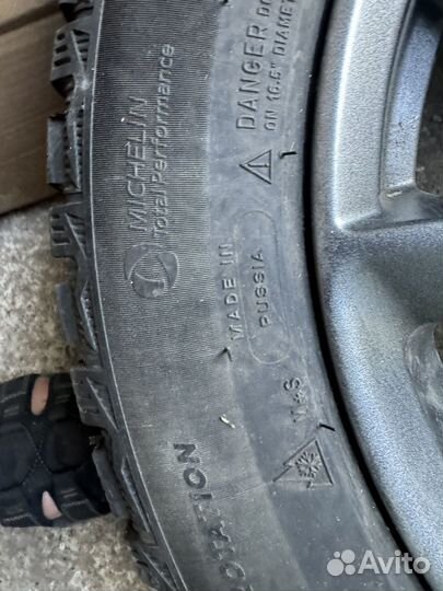 Зимние колеса Michelin 205/55/16 toyota auris