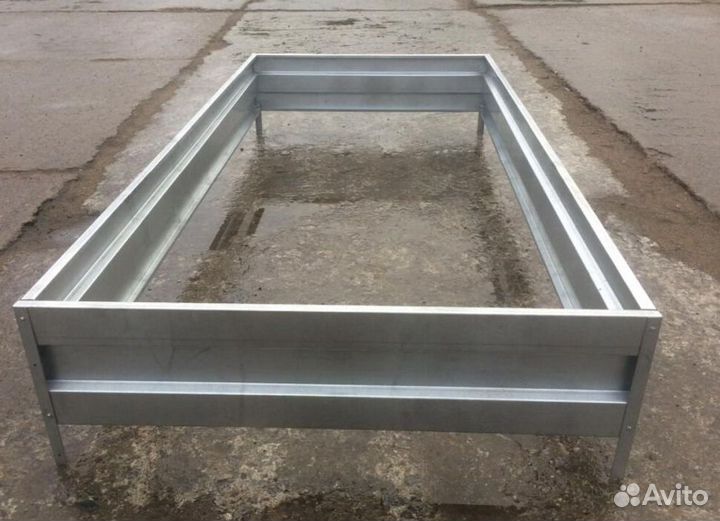 Грядка оцинкованная 1м х 1м х 32см