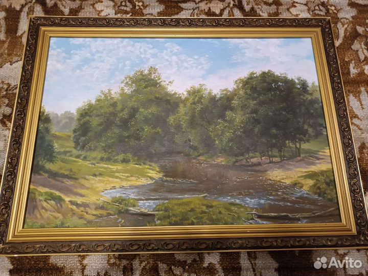 Картина маслом на холсте пейзаж
