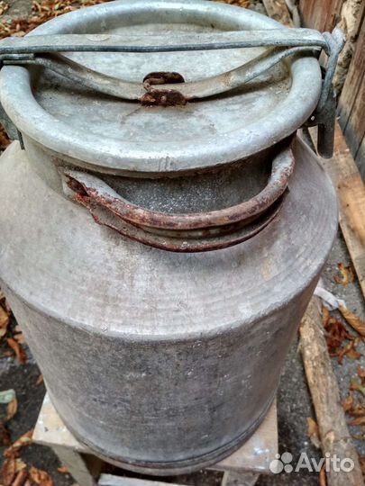 Фляга, бидон алюминиевый