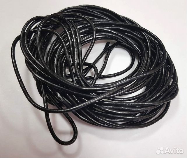 Кожаные шнурки для украшений 5мм