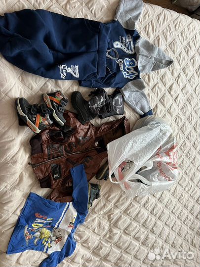 Одежда и обувь для мальчика пакетом