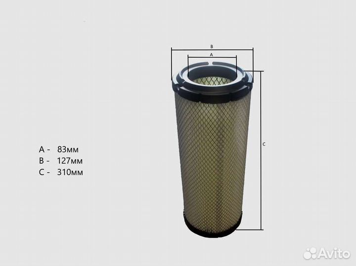 Фильтр воздушный komatsu FD