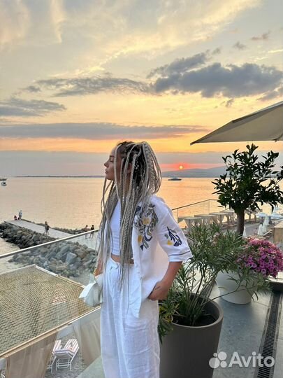 Косы брейды в хвост