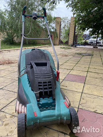 Газонокосилка электрическая bosch