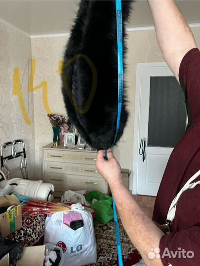 Меховой воротник песец,чернобурка