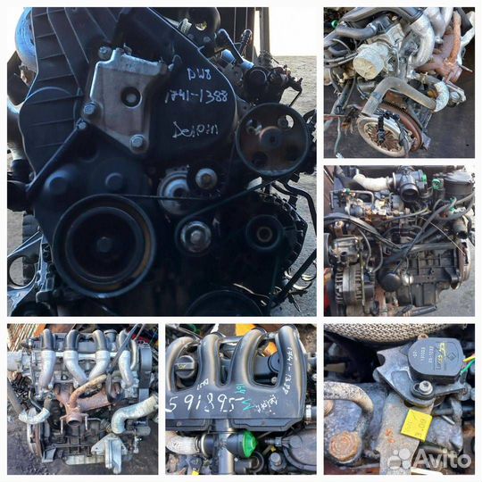 Двигатель в сборе Peugeot (M59) рест. WJZ-DW8