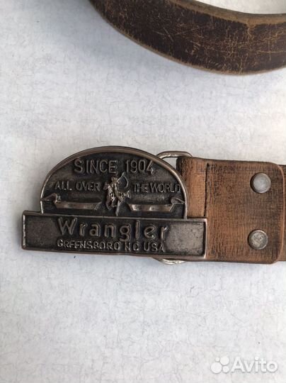 Ремень кожаный ручной работы