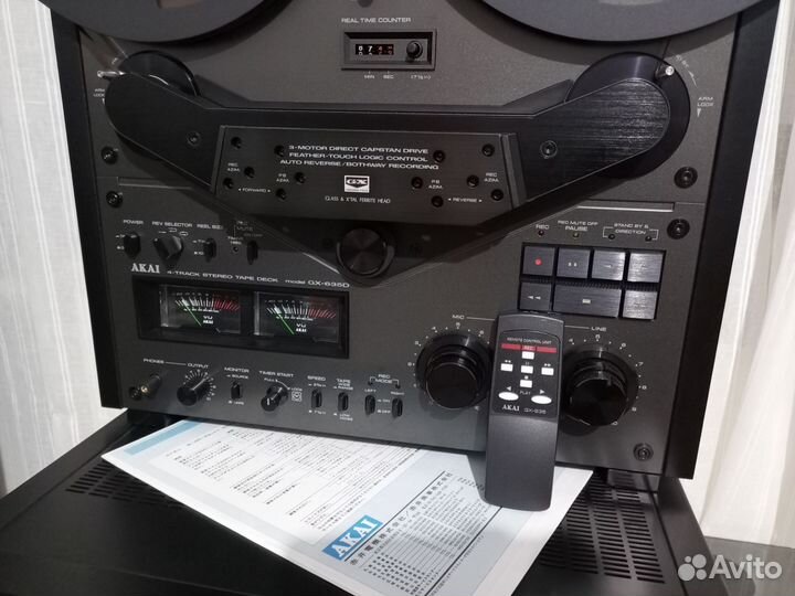 Катушечный магнитофон akai gx 635 D