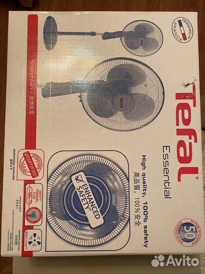 Tefal essential vf4110 вентилятор напольный