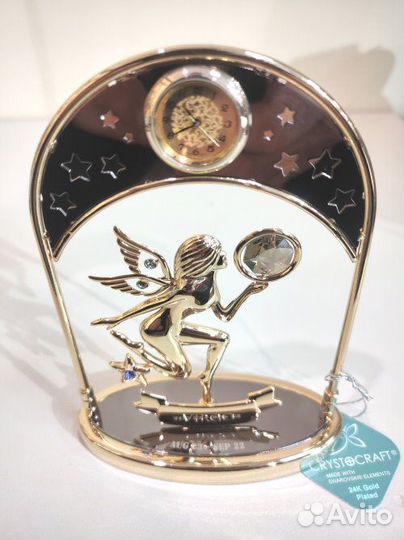 Фигурка декоративная с часами — знак зодиака «Дева