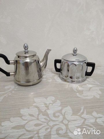 Комплект чайник+сахарница