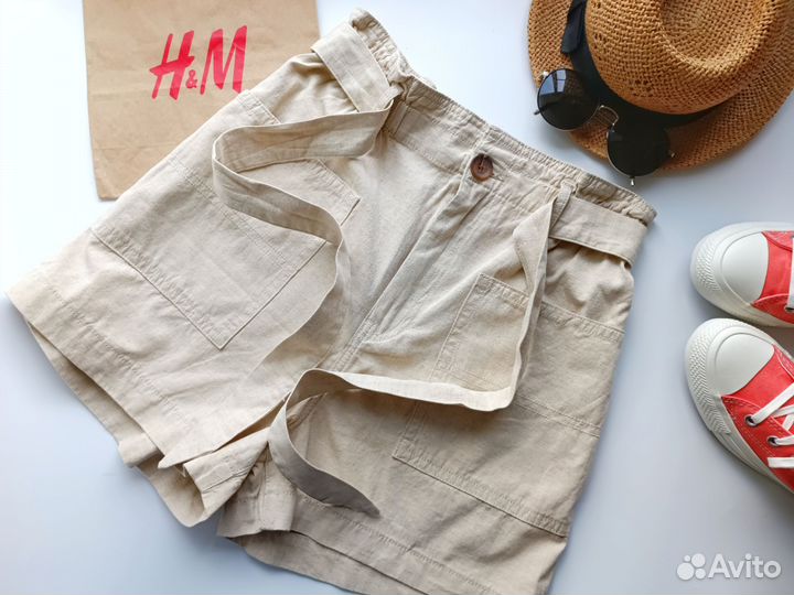 Шорты женские лен 42 HM новые