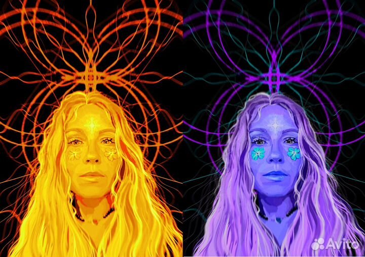 Цифровой портрет по фото, художник иллюстратор