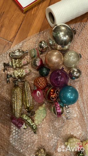 Новогодние елочные игрушки СССР