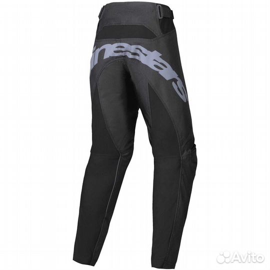 Alpinestars youth racer graphite Kids Motocross Enduro мотоштаны Black Grey