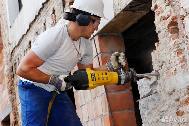 Демонтаж и перепланировка,проемы в стенах без пыли