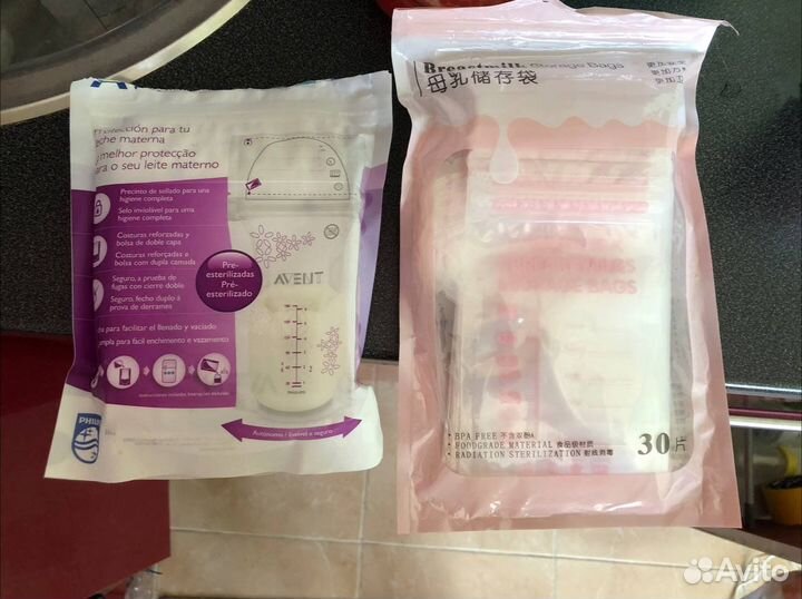 Пакеты для грудного молока