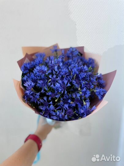 Букет из васильков