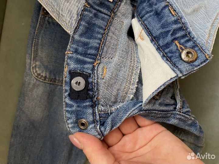 Джинсовые комбинезоны унисекс Zara 80-92