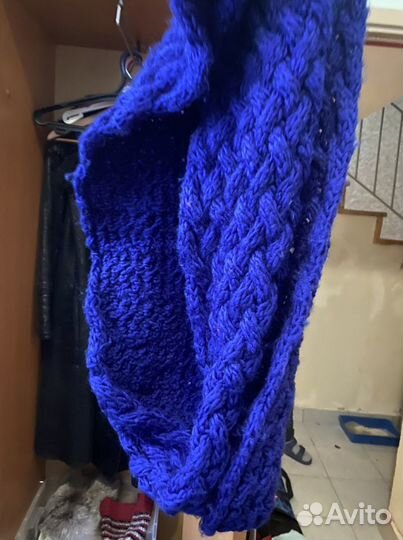 Женский шарф снуд + шапка