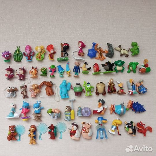 Игрушки из киндера и чупа-чупс и др. штучно