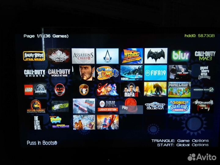 Playstation 3 прошитая 500gb 2 джойстика + 80 игр