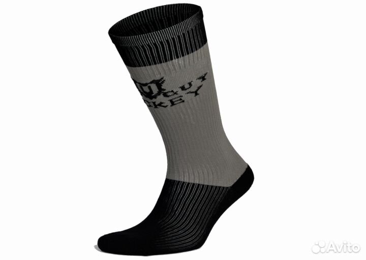 Носки MAD GUY Strike High р.32-34 (серо-черные)