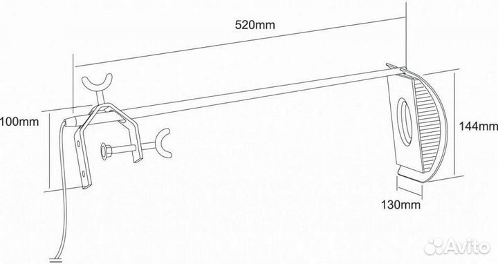 Подсветка для зеркала Deko-Light Atis 688013