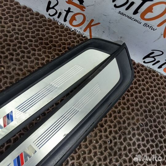 Накладки на порожки BMW x1 e84 M-tech