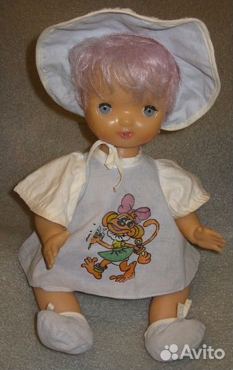 Непослушная Аленка кукла СССР 47см Московская фабр