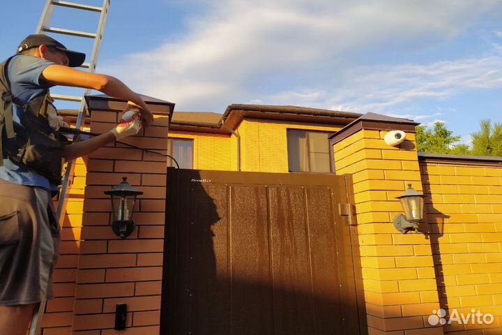 Видеонаблюдение с установкой