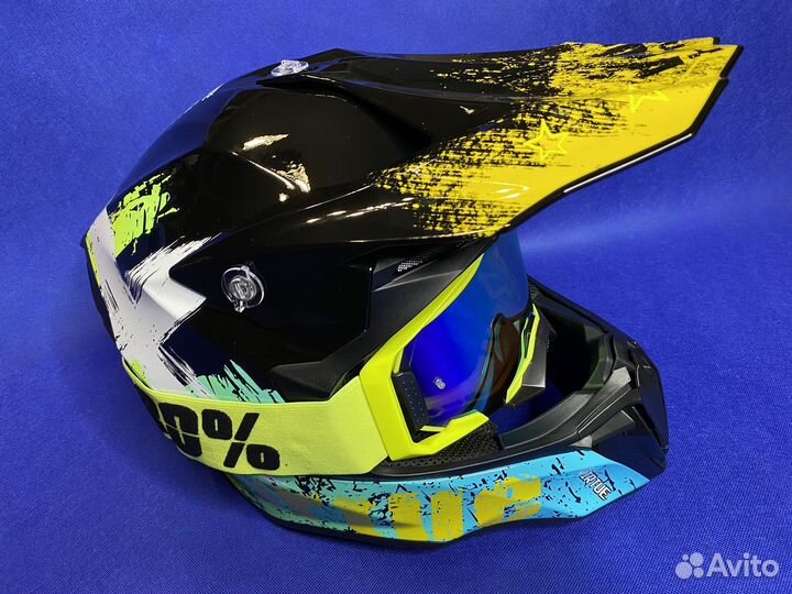 Кроссовый шлем мото экипировка эндуро