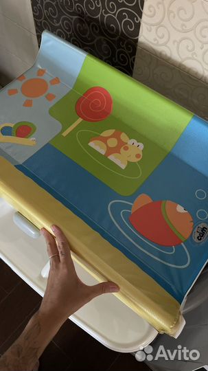 Пеленальный столик с ванночкой cam