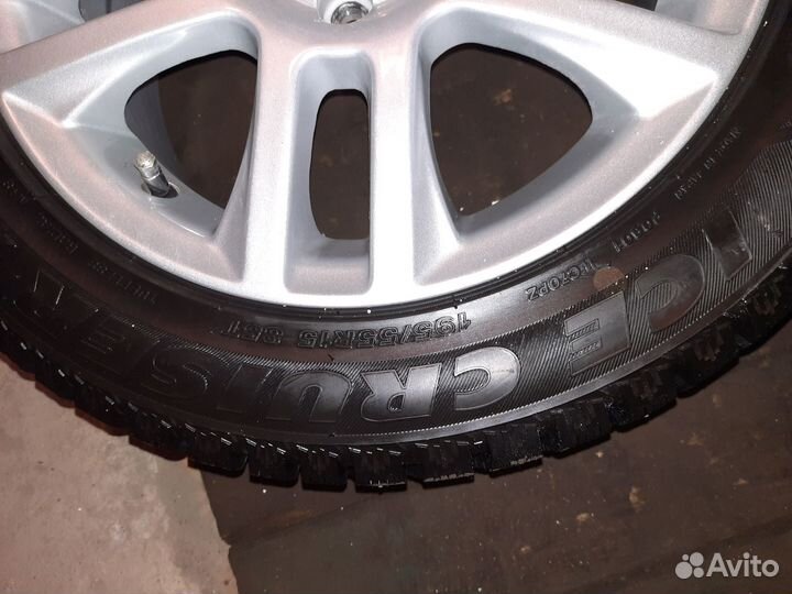R15 Bridgestone Ice Cruiser 7000 195/55, PCD 5x112 DIA 57.1