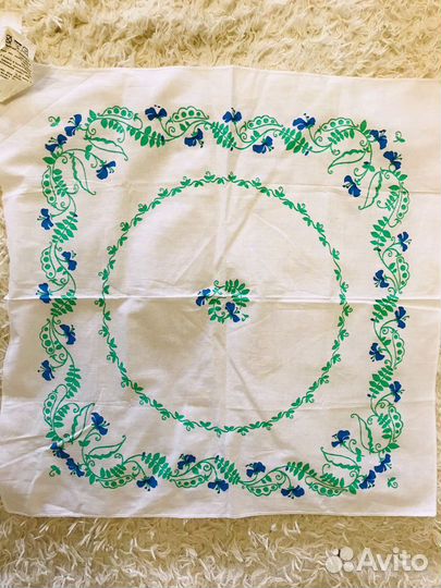 Шаль шерстяная и платки хб СССР