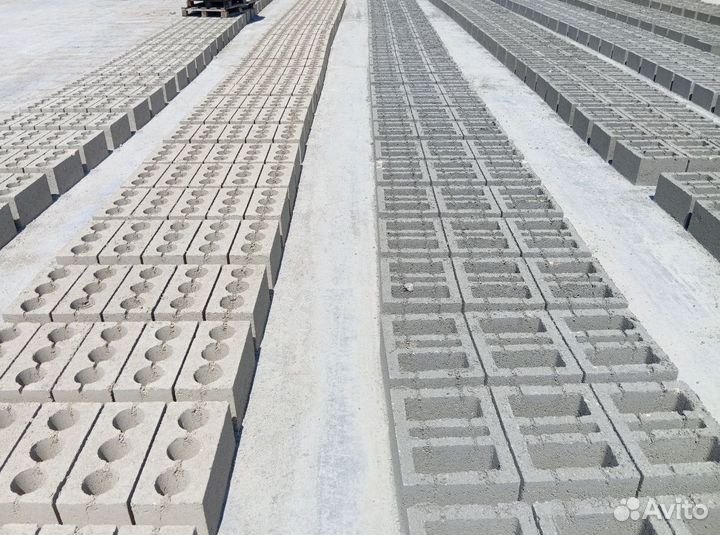 Блоки для строительства стеновые вибропрессованные