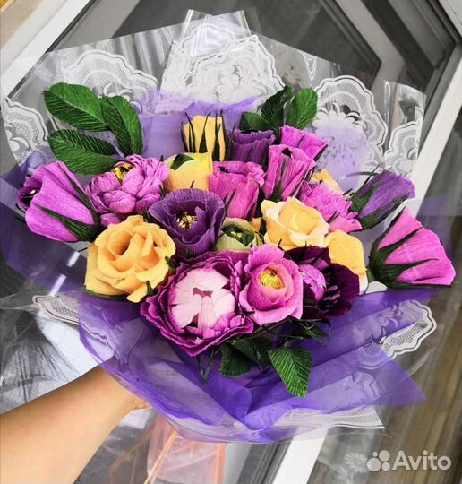 Букеты к празднику из конфет