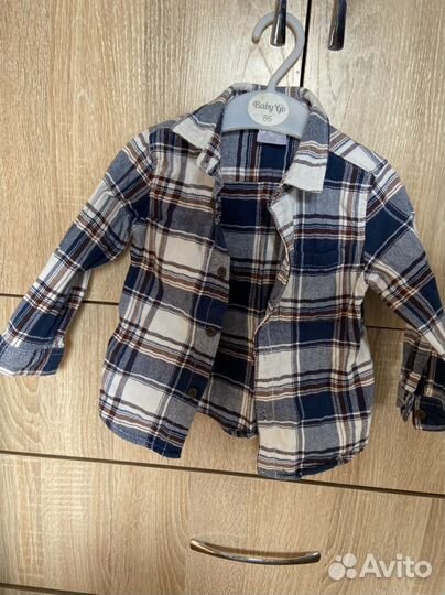 Рубашка детская для мальчиков 86