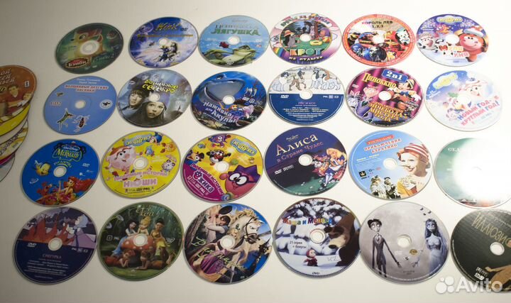 Мультфильмы и песенки для детей на DVD / CD