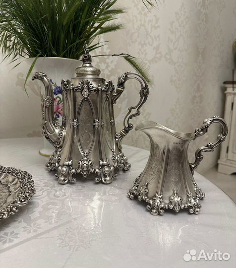 Антиквариат, серебро, 19 век