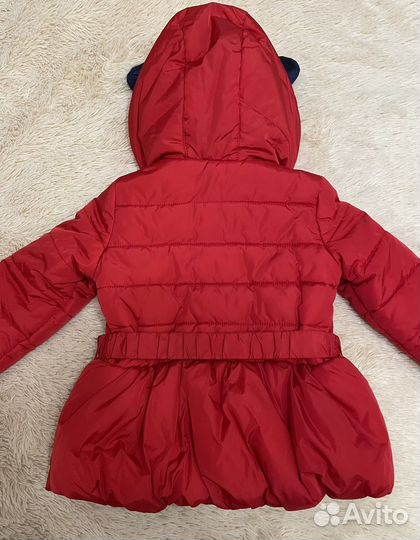 Куртка демисезонная теплая для девочк 86
