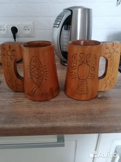 Пивная кружка деревянная СССР