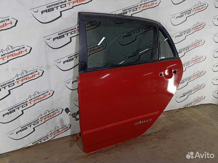 Дверь toyota allex corolla runx NZE121 NZE124 ZZE122 ZZE123 ZZE124 6700413300 задняя левая красный