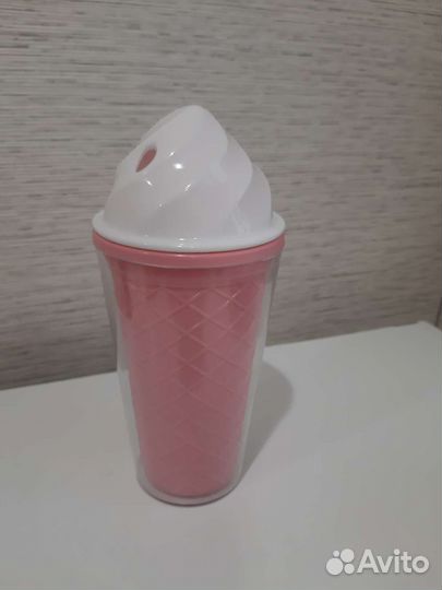 Стакан для питья через трубочку 500 мл