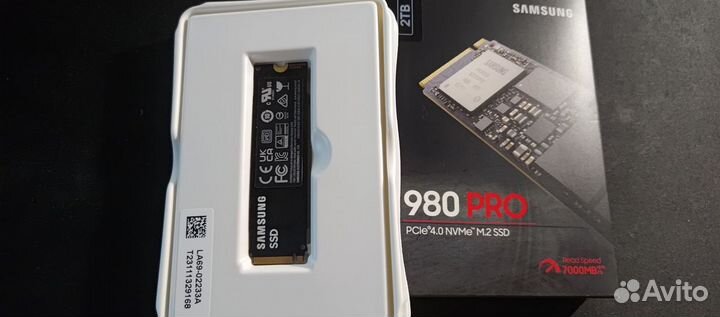 SSD м2 samsung 980 pro 2tb