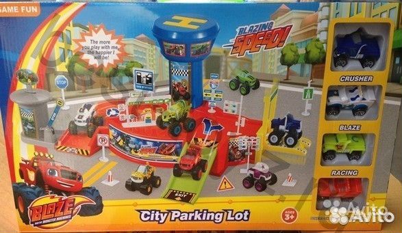 Городская парковка Вспыш и чудо-машинки